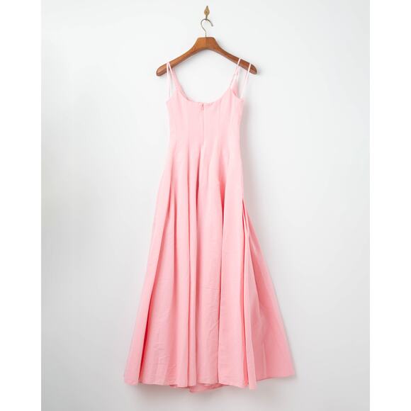 Staud Joy Gown in Pink Maxi Dress Size 2 - Picture 6 of 10